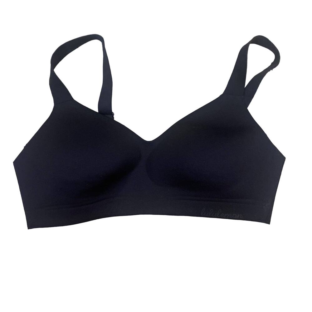 Lululemon - Black wire-free clasp back Hold True bra, 34C